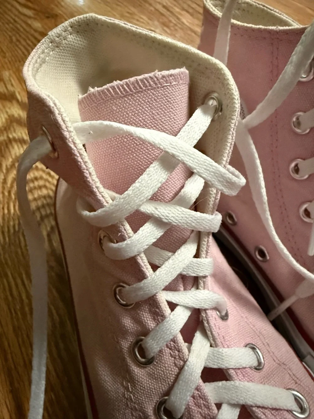 Pink Converse High Top Sneakers Juniors Size 3